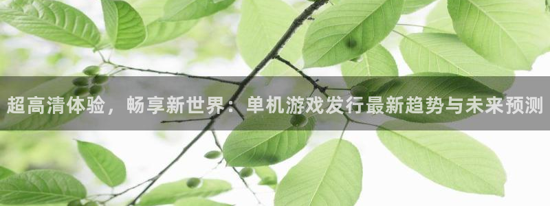 tpt数字货币：超高清体验，畅享新世界：单机游戏发行最新趋势与未来预测